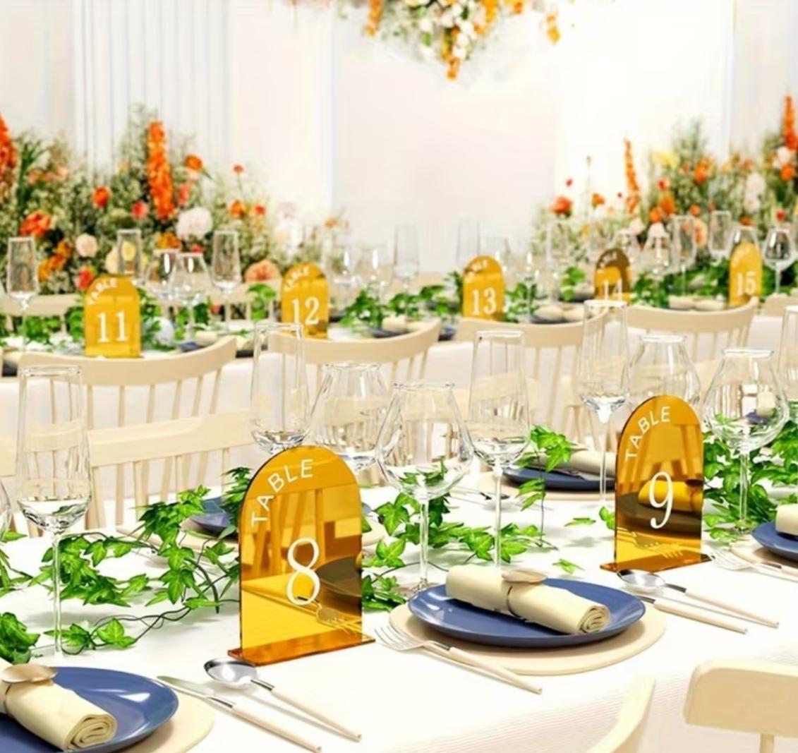 Numéros de tables 1 à 20